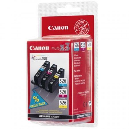 Canon CLI-526 tintapatron multipack C/M/Y (eredeti)