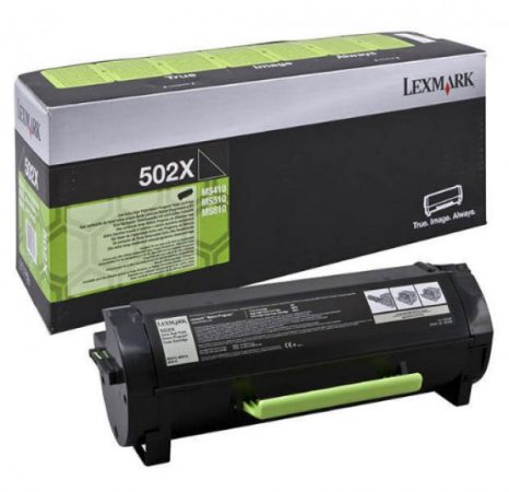 Lexmark 	50F2X00 (502X) toner, 10K (eredeti)  MS410