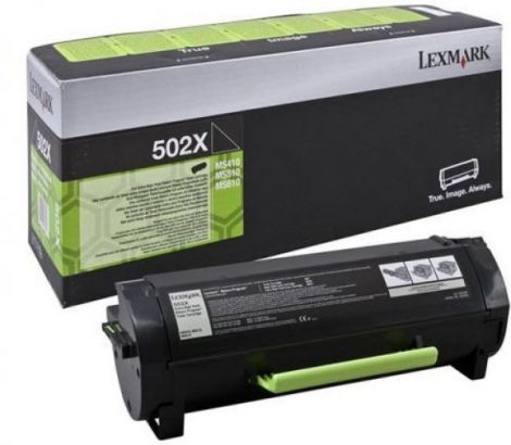 Lexmark 50F2X0E fekete toner Extra High Corporate (eredeti) MS410