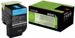 Lexmark 802XC kék toner; 4K (eredeti) 80C2XC0