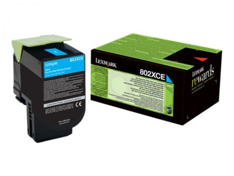 Lexmark CX510 / 80C2XCE kék toner 4k (eredeti)