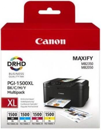 Canon PGI-1500XL BK/C/M/Y tintapatron multipack (eredeti)