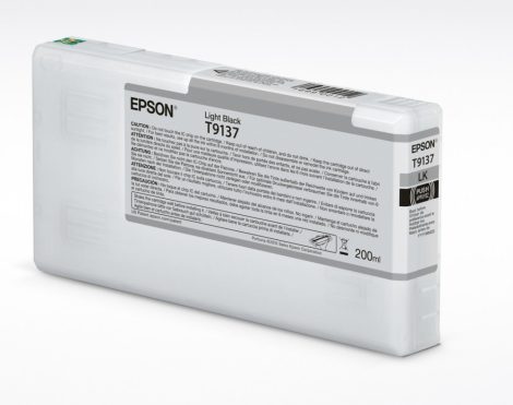 Epson T9137 tintapatron light fekete 200ml  (eredeti)