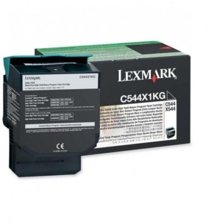 Lexmark C544X1KG  extra nagykapacítású fekete toner (eredeti)