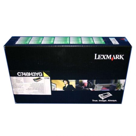Lexmark C74x sárga toner High Corporate(eredeti)C748H3YG