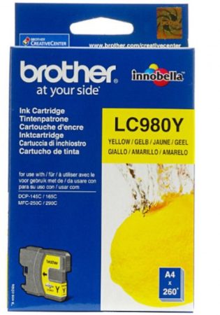 Brother LC980Y tintapatron sárga (eredeti)