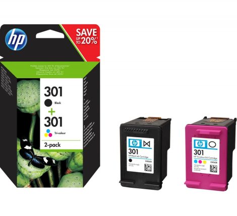 HP N9J72AE / 301 tintapatron Combo 2-Pack (eredeti)