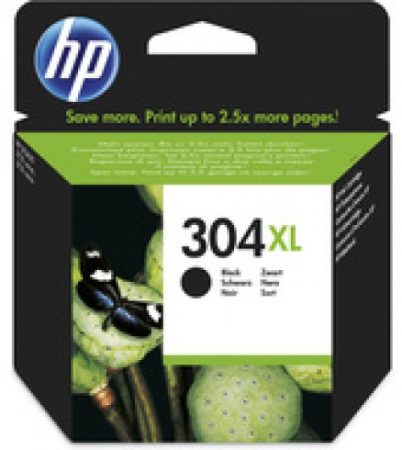 HP N9K08AE / 304XL fekete tintapatron (eredeti)