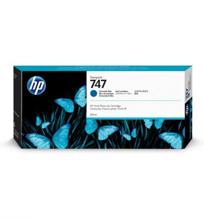 HP P2V85A tintapatron Chromatic Blue No.747 (eredeti)